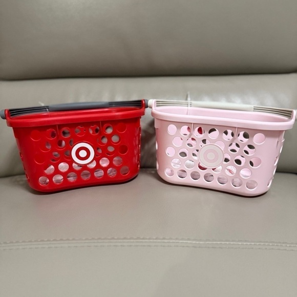 Target Toy Shopping Basket Kids RED & PINK Bullseye - Picture 12 of 12